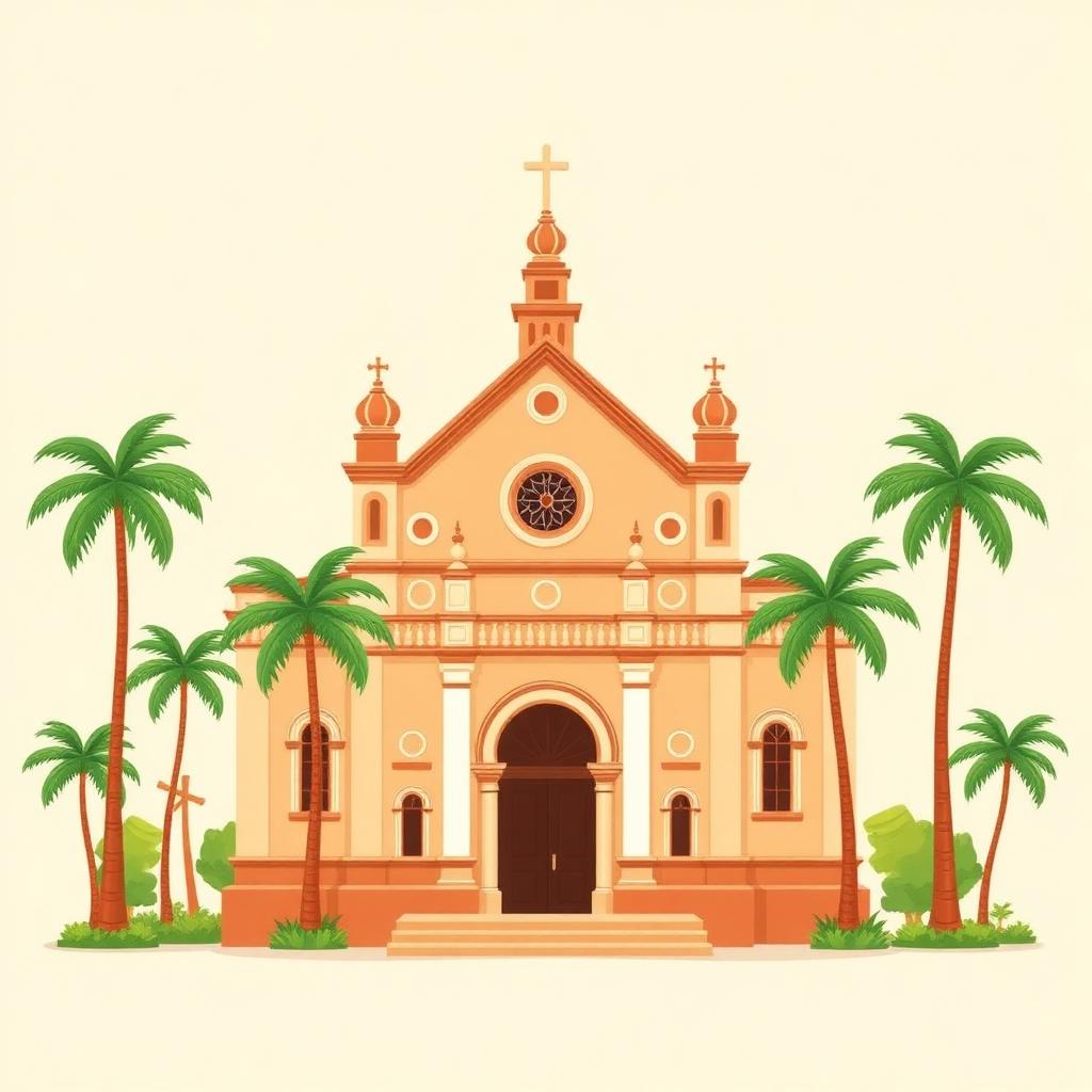 Basilica of Bom Jesus representing Goan cuisine